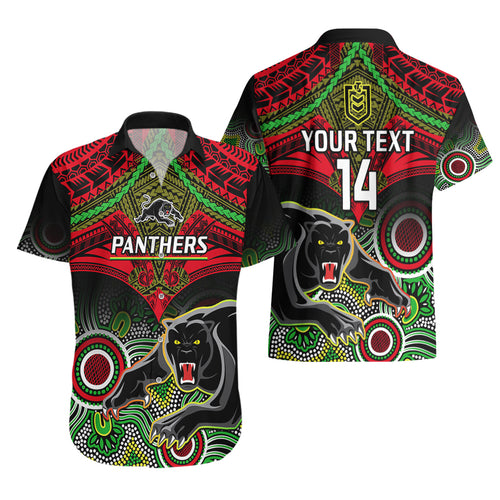 personalised-panthers-rugby-hawaiian-shirt-penrith-1966-aboriginal-mix-polynesian-pattern