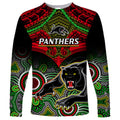 personalised-panthers-rugby-long-sleeve-shirt-penrith-1966-aboriginal-mix-polynesian-pattern
