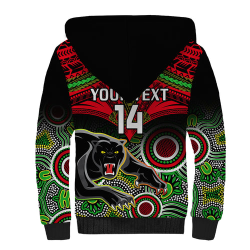 personalised-panthers-rugby-sherpa-hoodie-penrith-1966-aboriginal-mix-polynesian-pattern