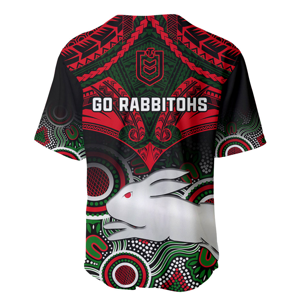 rabbitohs-rugby-baseball-jersey-souths-1908-aboriginal-mix-polynesian-pattern