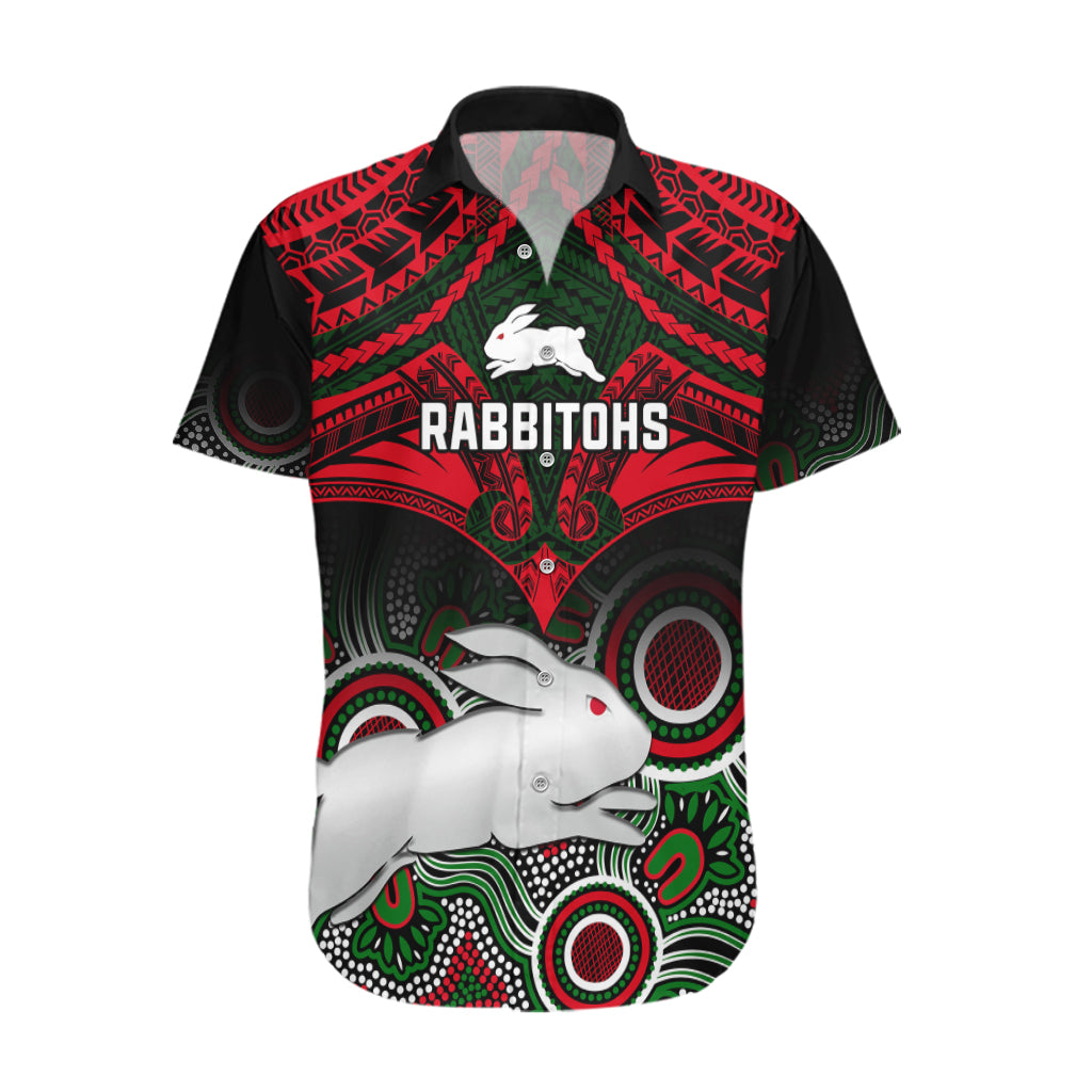 rabbitohs-rugby-hawaiian-shirt-souths-1908-aboriginal-mix-polynesian-pattern