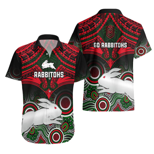 rabbitohs-rugby-hawaiian-shirt-souths-1908-aboriginal-mix-polynesian-pattern