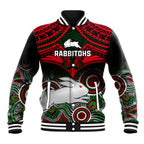 personalised-rabbitohs-rugby-baseball-jacket-souths-1908-aboriginal-mix-polynesian-pattern