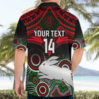 personalised-rabbitohs-rugby-hawaiian-shirt-souths-1908-aboriginal-mix-polynesian-pattern