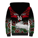 personalised-rabbitohs-rugby-sherpa-hoodie-souths-1908-aboriginal-mix-polynesian-pattern