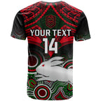 personalised-rabbitohs-rugby-t-shirt-souths-1908-aboriginal-mix-polynesian-pattern