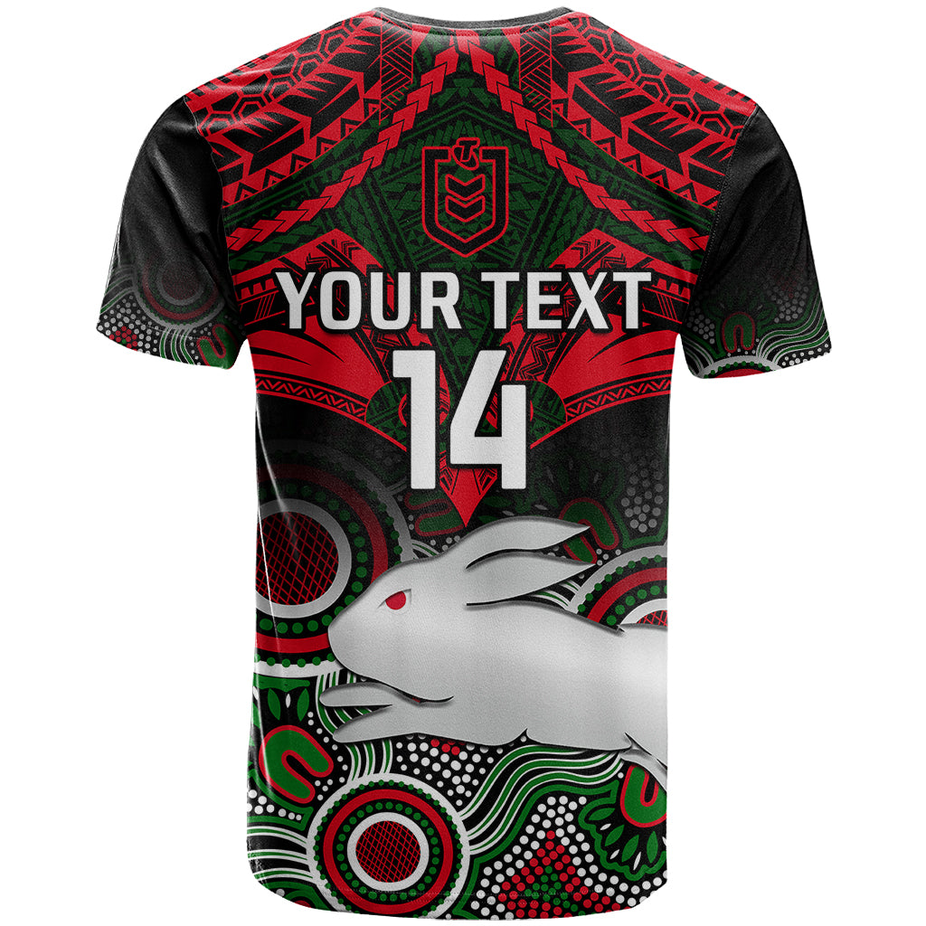 personalised-rabbitohs-rugby-t-shirt-souths-1908-aboriginal-mix-polynesian-pattern