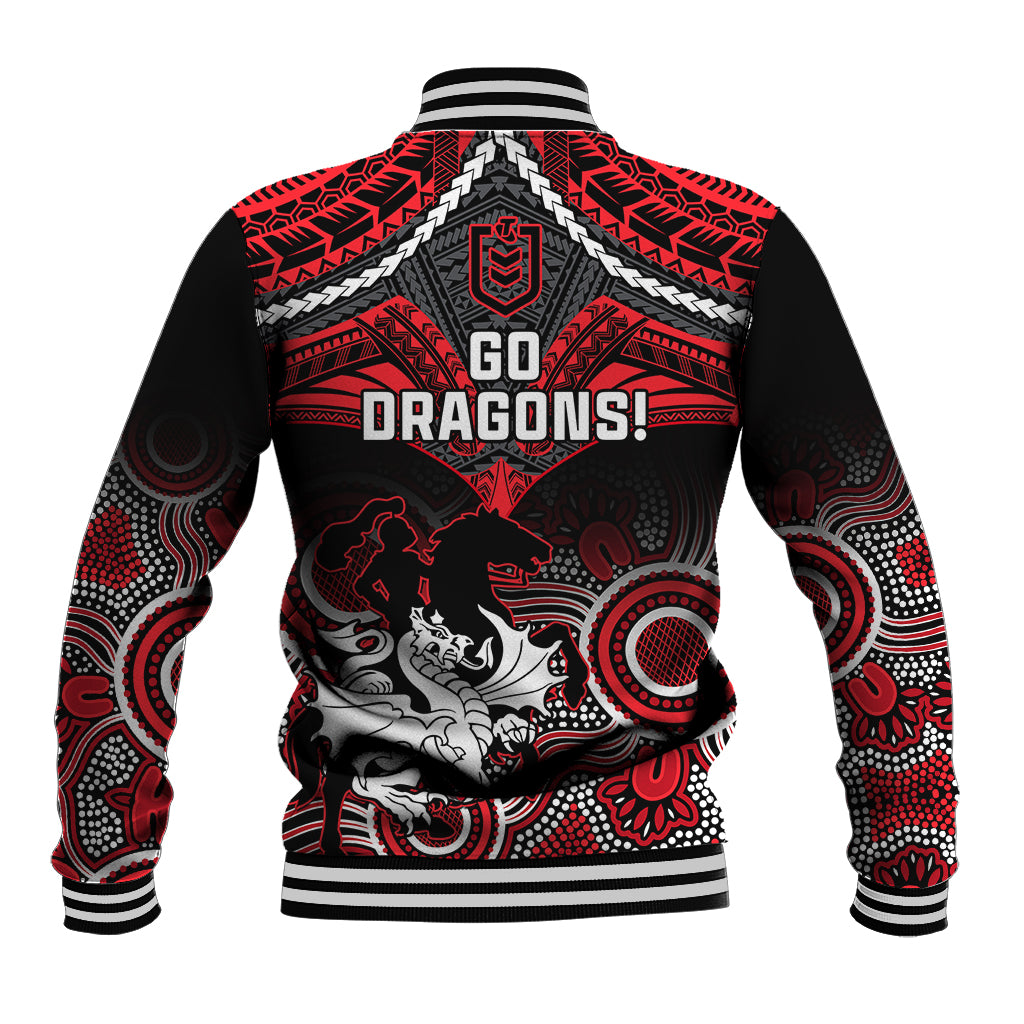 dragons-rugby-baseball-jacket-saints-1998-aboriginal-mix-polynesian-pattern