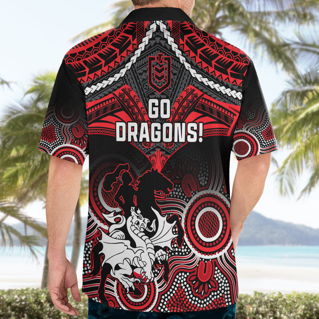 dragons-rugby-hawaiian-shirt-saints-1998-aboriginal-mix-polynesian-pattern