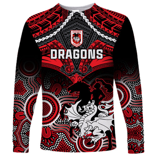 dragons-rugby-long-sleeve-shirt-saints-1998-aboriginal-mix-polynesian-pattern