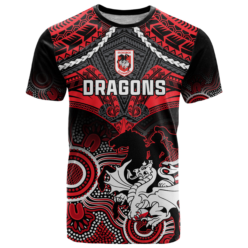 dragons-rugby-t-shirt-saints-1998-aboriginal-mix-polynesian-pattern