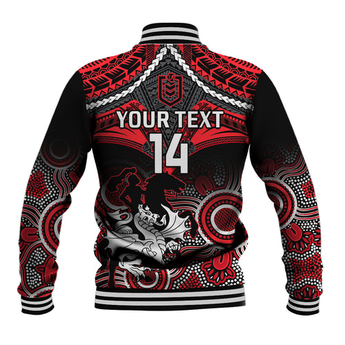personalised-dragons-rugby-baseball-jacket-saints-1998-aboriginal-mix-polynesian-pattern