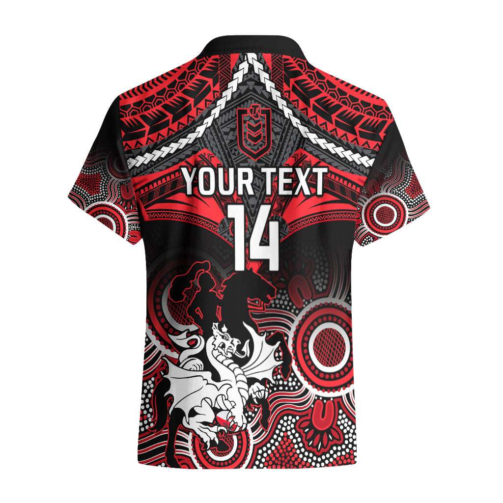 personalised-dragons-rugby-hawaiian-shirt-saints-1998-aboriginal-mix-polynesian-pattern