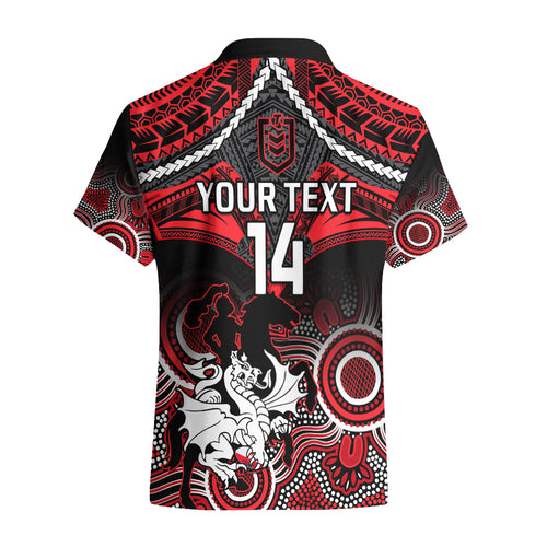 personalised-dragons-rugby-hawaiian-shirt-saints-1998-aboriginal-mix-polynesian-pattern
