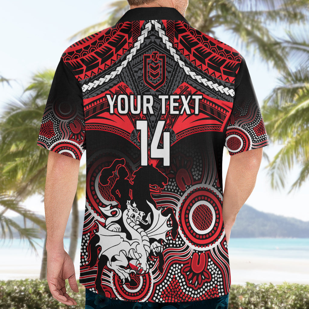 personalised-dragons-rugby-hawaiian-shirt-saints-1998-aboriginal-mix-polynesian-pattern