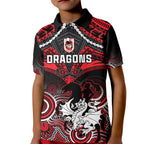 personalised-dragons-rugby-kid-polo-shirt-saints-1998-aboriginal-mix-polynesian-pattern