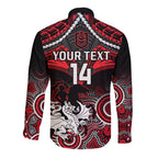 personalised-dragons-rugby-long-sleeve-button-shirt-saints-1998-aboriginal-mix-polynesian-pattern