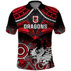 personalised-dragons-rugby-polo-shirt-saints-1998-aboriginal-mix-polynesian-pattern