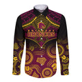 broncos-rugby-long-sleeve-button-shirt-brisbane-1987-aboriginal-mix-polynesian-pattern