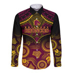 broncos-rugby-long-sleeve-button-shirt-brisbane-1987-aboriginal-mix-polynesian-pattern