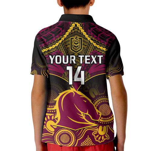 personalised-brisbane-rugby-kid-polo-shirt-brisbane-1987-aboriginal-mix-polynesian-pattern