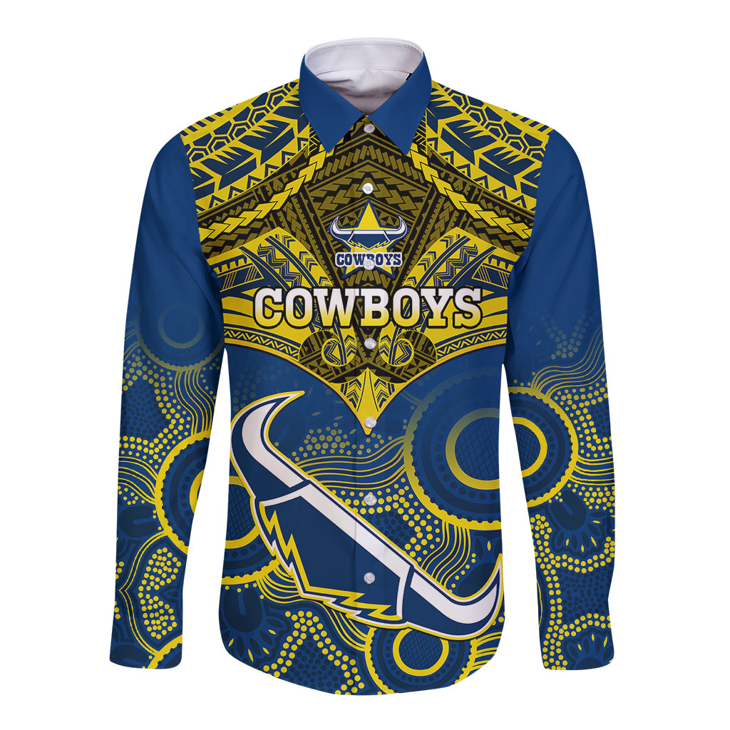 cowboys-rugby-long-sleeve-button-shirt-aboriginal-mix-polynesian-pattern