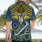 personalised-cowboys-rugby-hawaiian-shirt-aboriginal-mix-polynesian-pattern