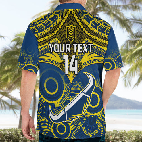personalised-cowboys-rugby-hawaiian-shirt-aboriginal-mix-polynesian-pattern