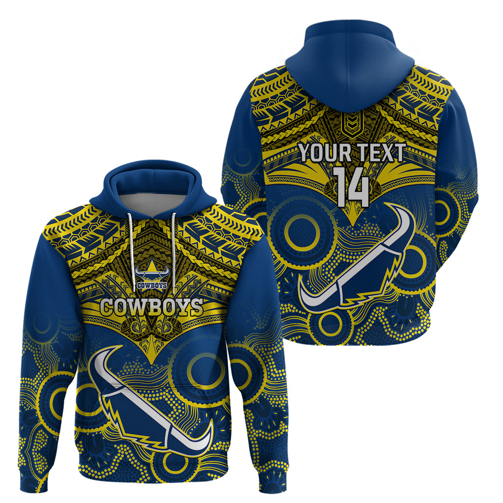 personalised-cowboys-rugby-hoodie-aboriginal-mix-polynesian-pattern