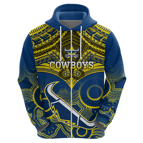 personalised-cowboys-rugby-hoodie-aboriginal-mix-polynesian-pattern