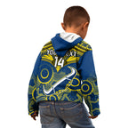 personalised-cowboys-rugby-kid-hoodie-aboriginal-mix-polynesian-pattern