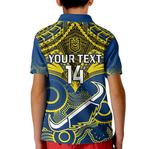 personalised-cowboys-rugby-kid-polo-shirt-aboriginal-mix-polynesian-pattern