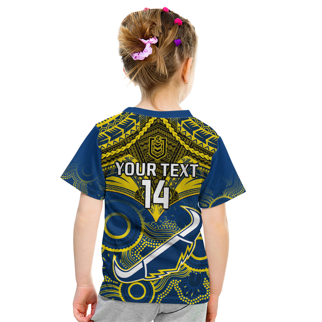 personalised-cowboys-rugby-kid-t-shirt-aboriginal-mix-polynesian-pattern