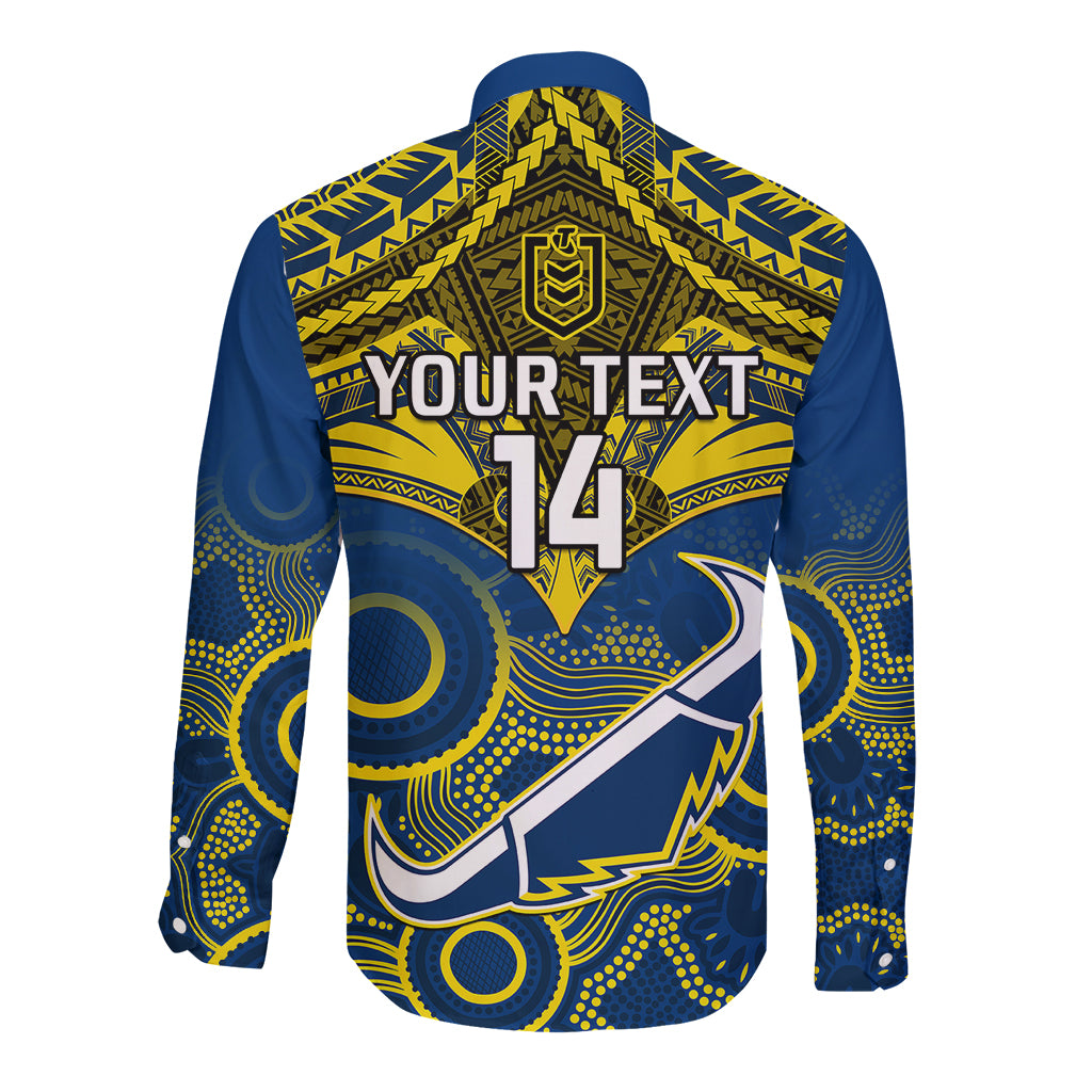 personalised-cowboys-rugby-long-sleeve-button-shirt-aboriginal-mix-polynesian-pattern
