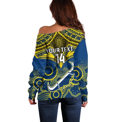 personalised-cowboys-rugby-off-shoulder-sweater-aboriginal-mix-polynesian-pattern