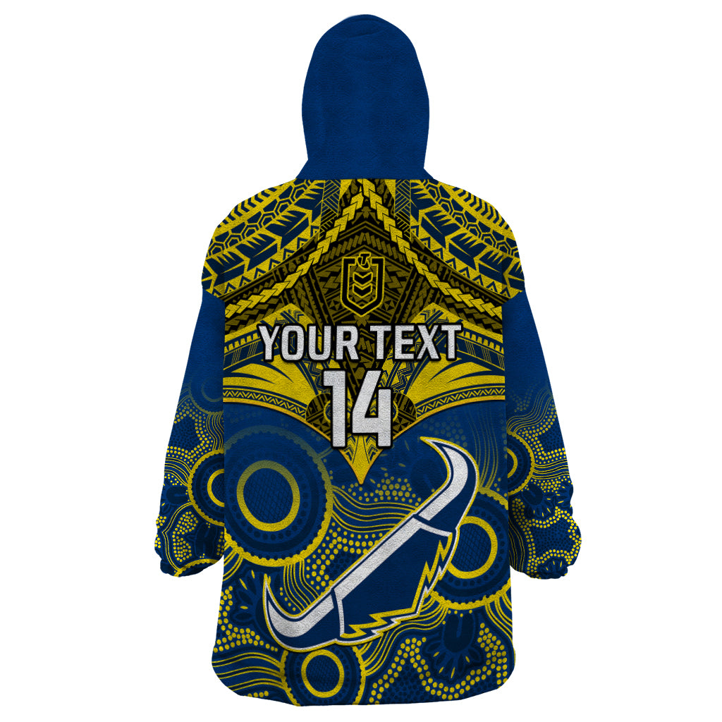 personalised-cowboys-rugby-wearable-blanket-hoodie-aboriginal-mix-polynesian-pattern