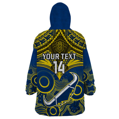personalised-cowboys-rugby-wearable-blanket-hoodie-aboriginal-mix-polynesian-pattern