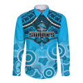 sharks-rugby-long-sleeve-button-shirt-go-sharkies-aboriginal-mix-polynesian-pattern