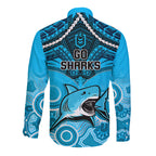 sharks-rugby-long-sleeve-button-shirt-go-sharkies-aboriginal-mix-polynesian-pattern
