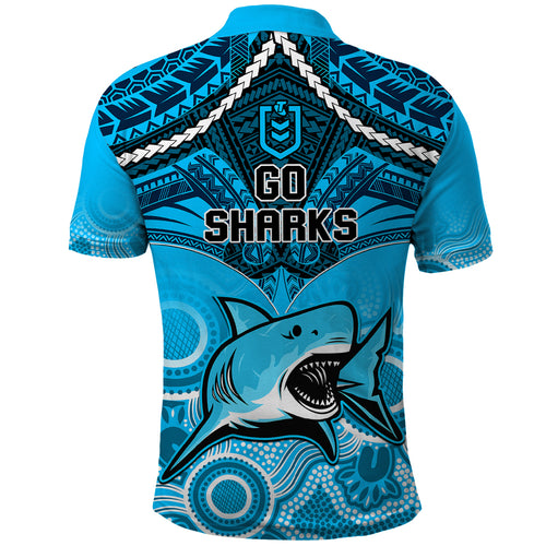 sharks-rugby-polo-shirt-go-sharkies-aboriginal-mix-polynesian-pattern