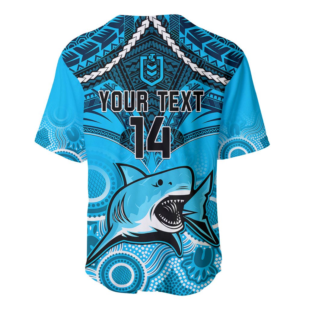 personalised-sharks-rugby-baseball-jersey-go-sharkies-aboriginal-mix-polynesian-pattern