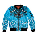 personalised-sharks-rugby-sleeve-zip-bomber-jacket-go-sharkies-aboriginal-mix-polynesian-pattern