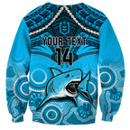 personalised-sharks-rugby-sweatshirt-go-sharkies-aboriginal-mix-polynesian-pattern
