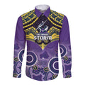 storm-rugby-long-sleeve-button-shirt-go-melbourne-aboriginal-mix-polynesian-pattern