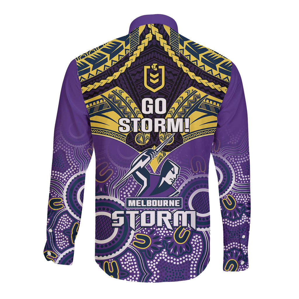 storm-rugby-long-sleeve-button-shirt-go-melbourne-aboriginal-mix-polynesian-pattern