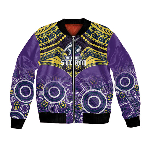 personalised-storm-rugby-bomber-jacket-go-melbourne-aboriginal-mix-polynesian-pattern