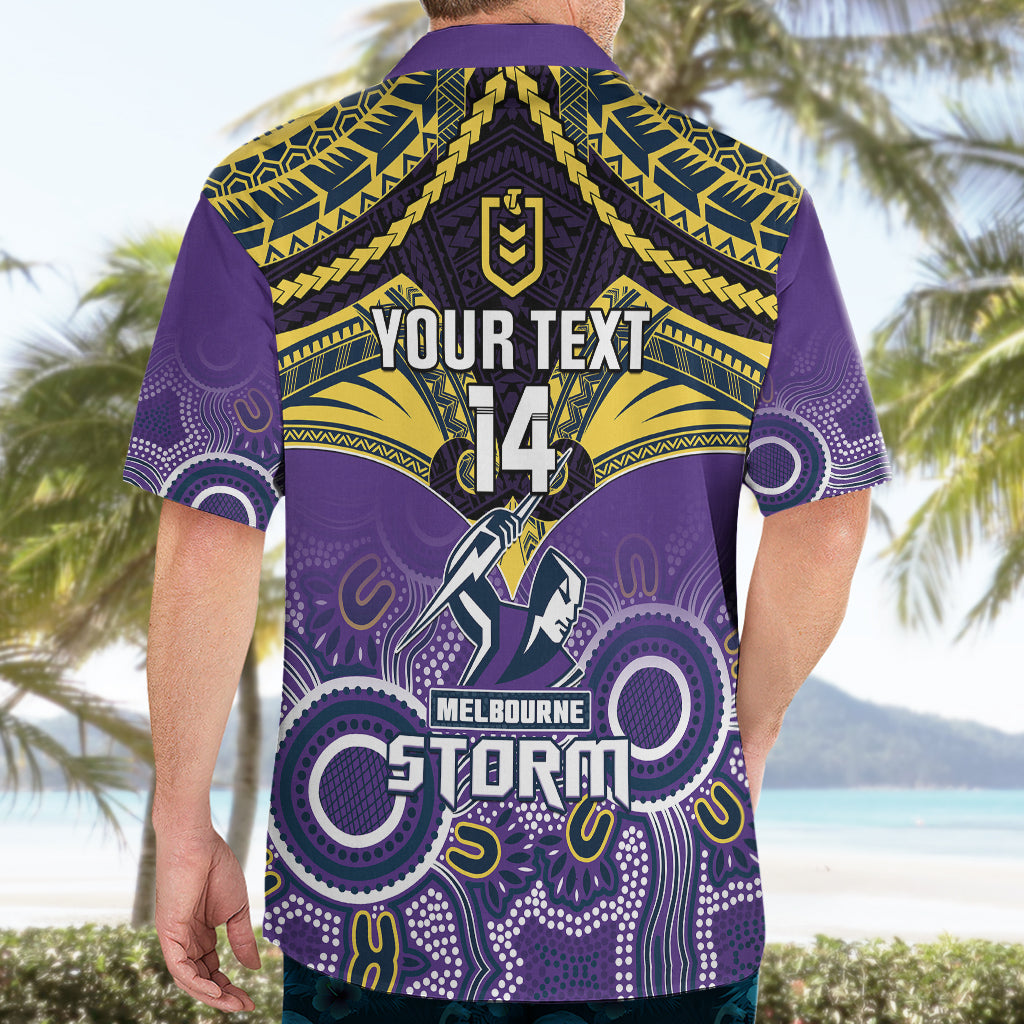 personalised-storm-rugby-hawaiian-shirt-go-melbourne-aboriginal-mix-polynesian-pattern