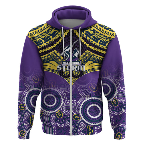 personalised-storm-rugby-hoodie-go-melbourne-aboriginal-mix-polynesian-pattern