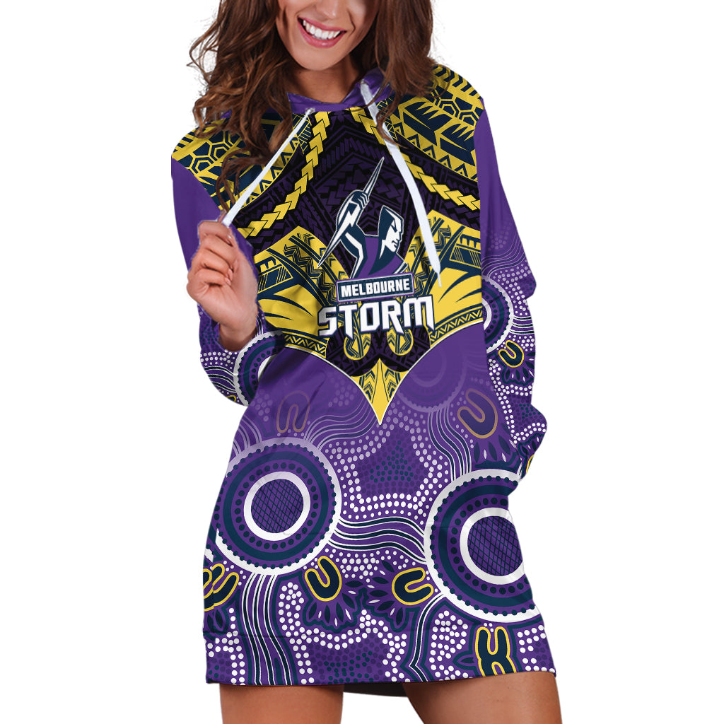 personalised-storm-rugby-hoodie-dress-go-melbourne-aboriginal-mix-polynesian-pattern
