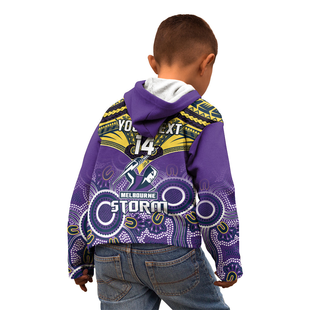personalised-storm-rugby-kid-hoodie-go-melbourne-aboriginal-mix-polynesian-pattern